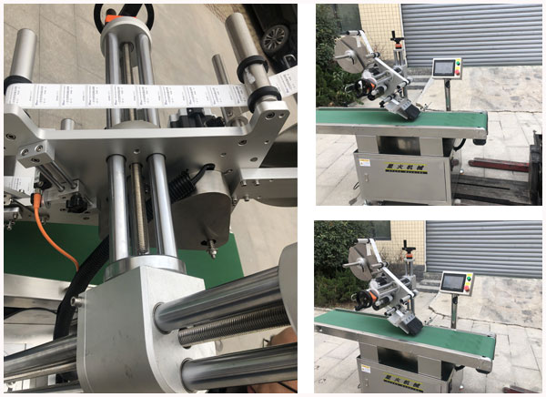 全自動平面貼標機實拍圖