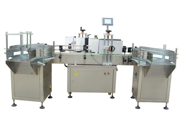 圓瓶貼標(biāo)機(jī)-全自動(dòng)圓瓶貼標(biāo)機(jī)設(shè)備實(shí)拍圖