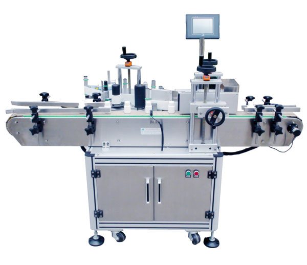 自動(dòng)圓瓶貼標(biāo)機(jī)-圓瓶專用貼標(biāo)機(jī)設(shè)備實(shí)拍圖